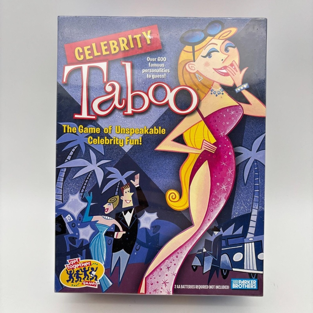 Celebrity Taboo Party Game NEW SEALED Hersch 2004 Words Friends Family
